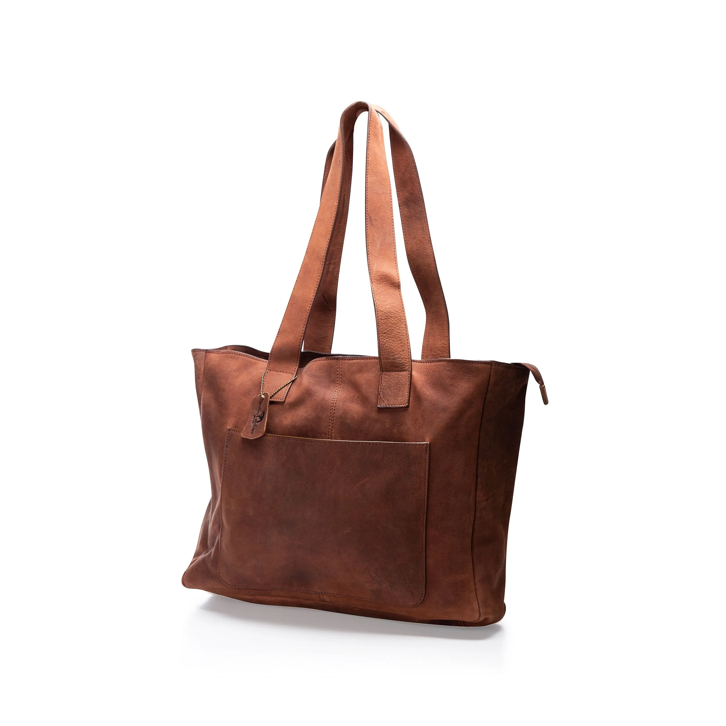 Leather Tote Bag for Laptop - The Astev