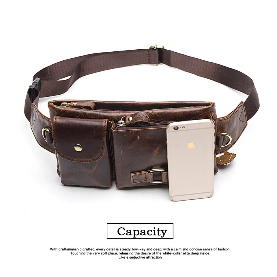 Leather Travel Waist Pack