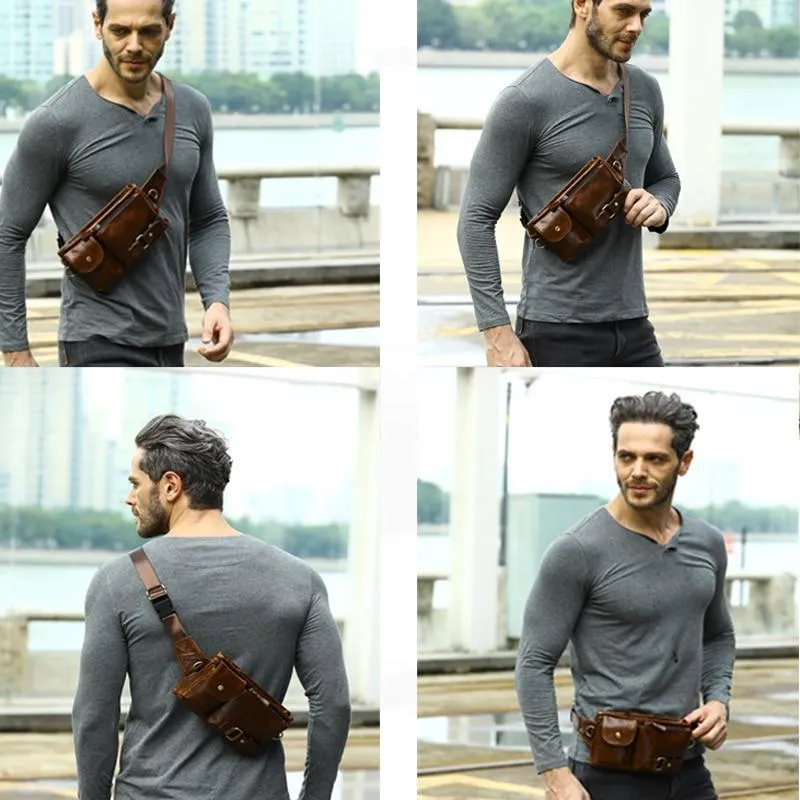 Leather Travel Waist Pack