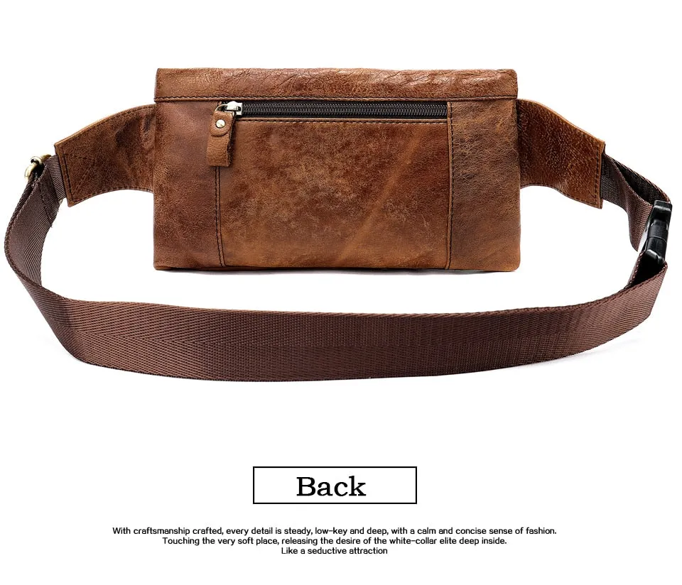 Leather Travel Waist Pack