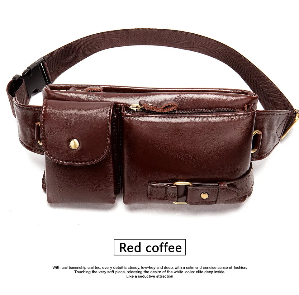 Leather Travel Waist Pack