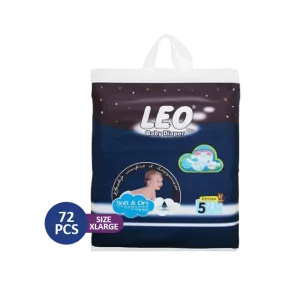 LEO BABY DIAPER SIZE 5 JUNIOR XLARGE 11-25 KG 72PCS