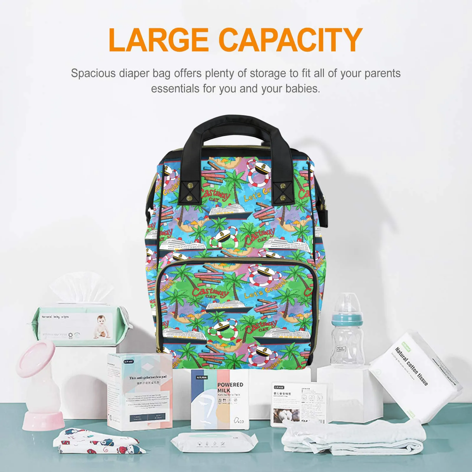 Let's Cruise Multi-Function Diaper Bag