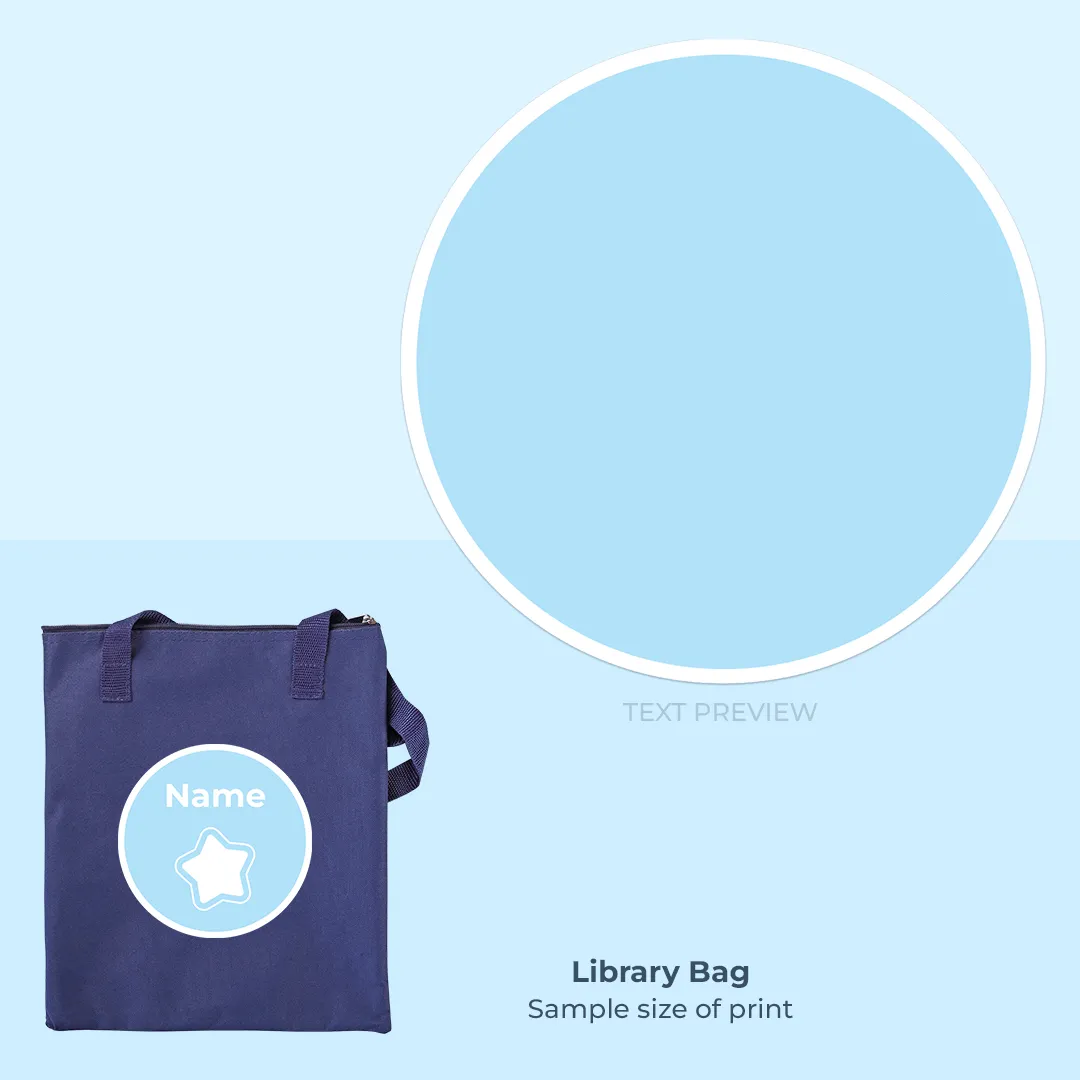 Library Bag - Blue