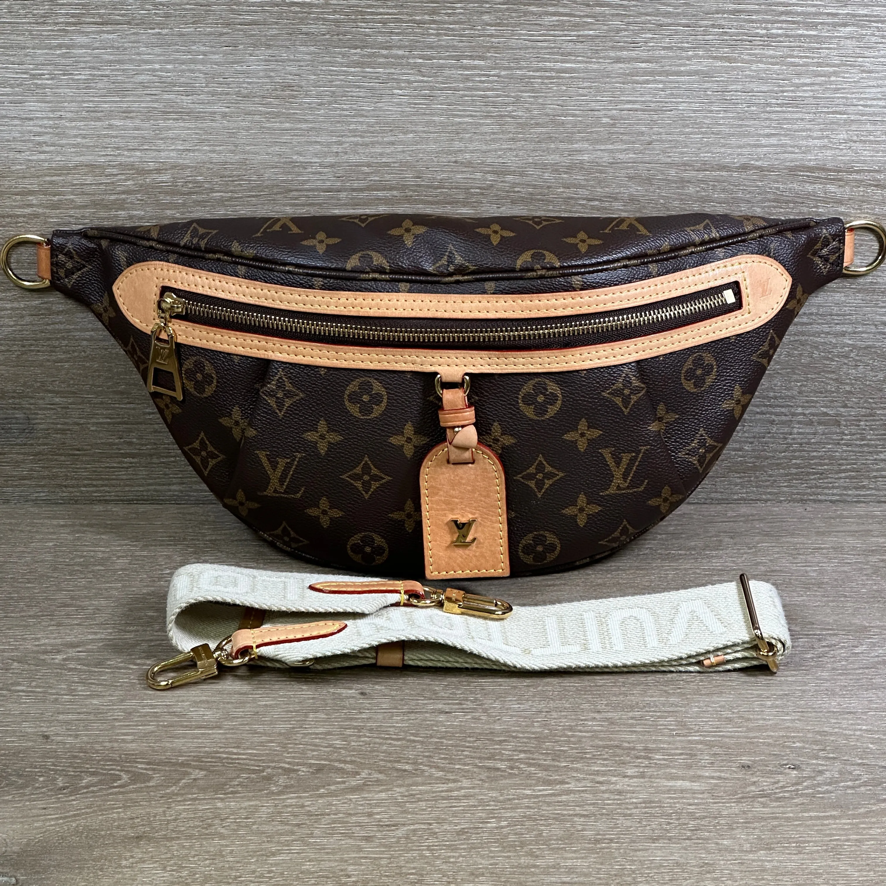 Louis Vuitton Monogram High Rise Crossbody / Bum Bag