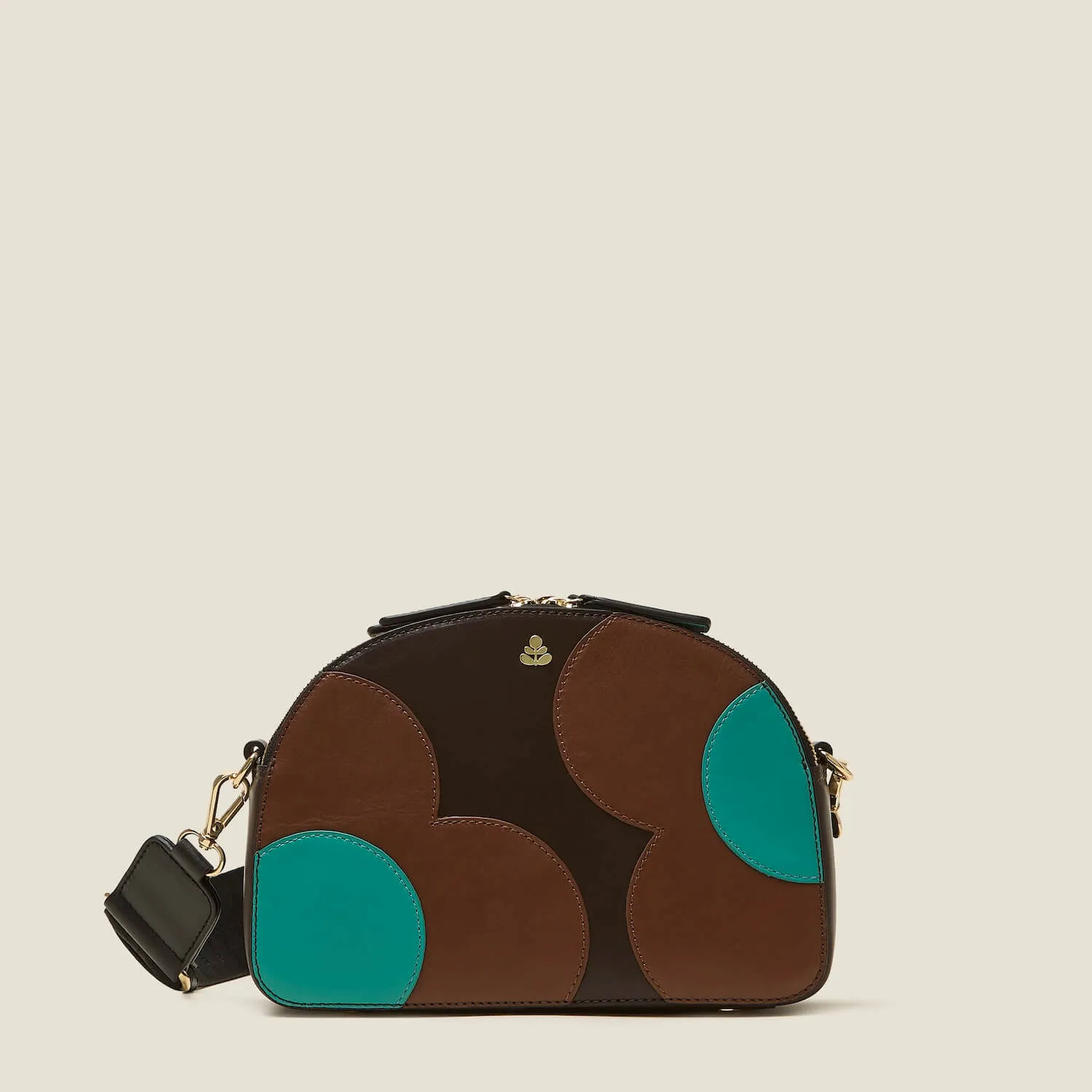 Luna Crossbody - Spot Flower Walnut