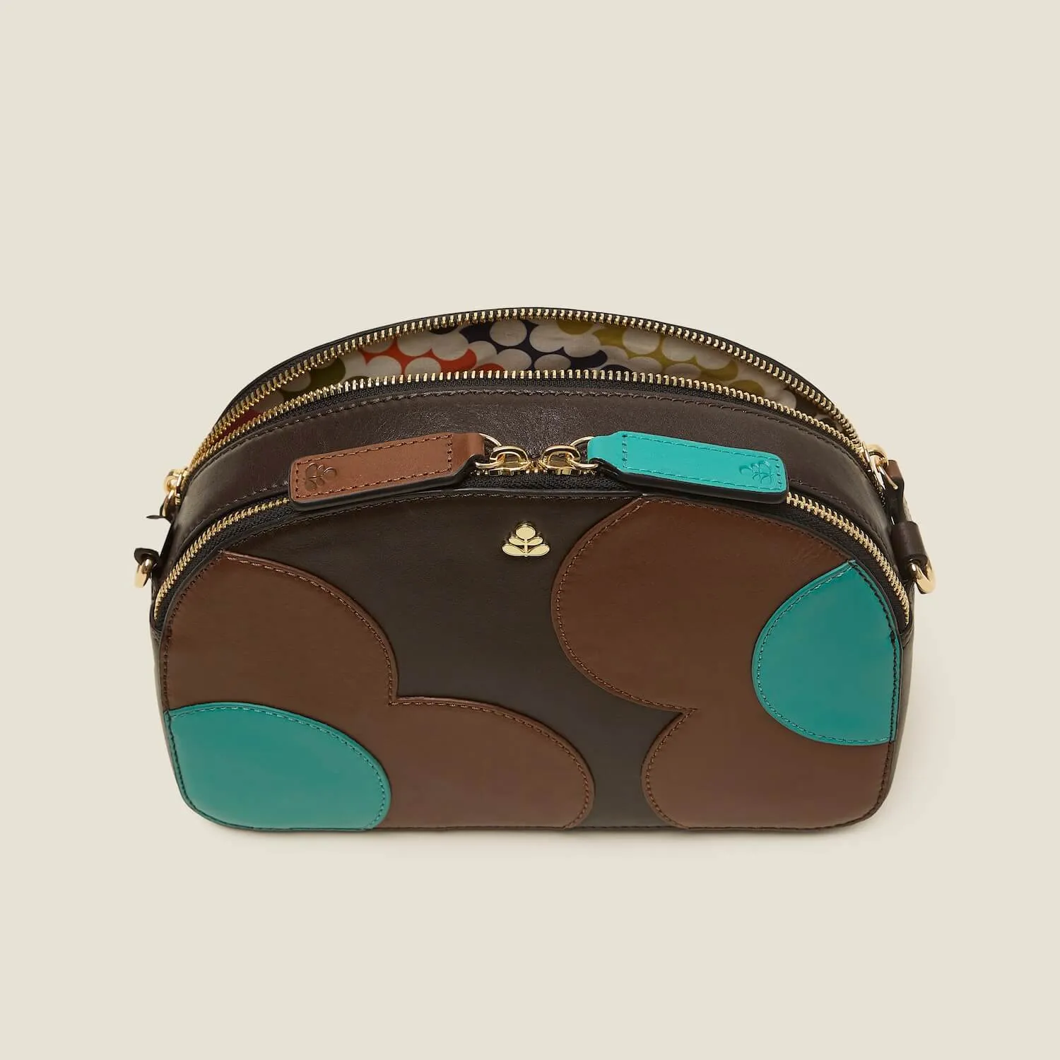 Luna Crossbody - Spot Flower Walnut