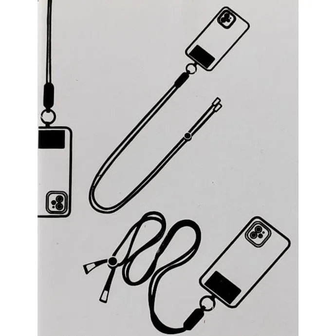 Maddy Cross Body Universal Phone Chain White