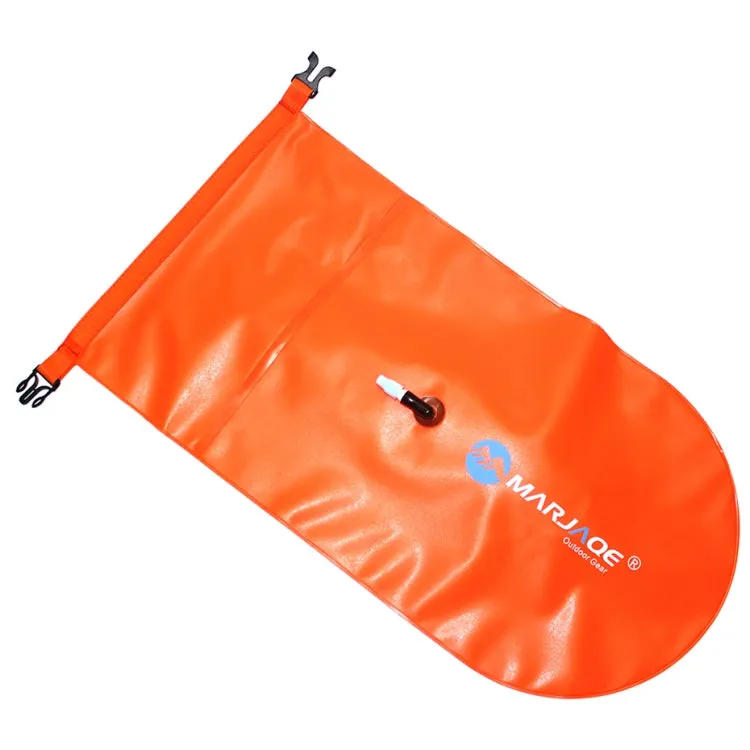 MARJAQE MR802 20L Swimming Inflatable Drift Bag Portable Outdoor Waterproof Storage Bag(Fluorescent Yellow)