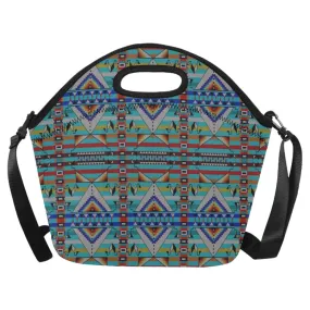 Medicine Blessing Turquoise Neoprene Lunch Bag/Large