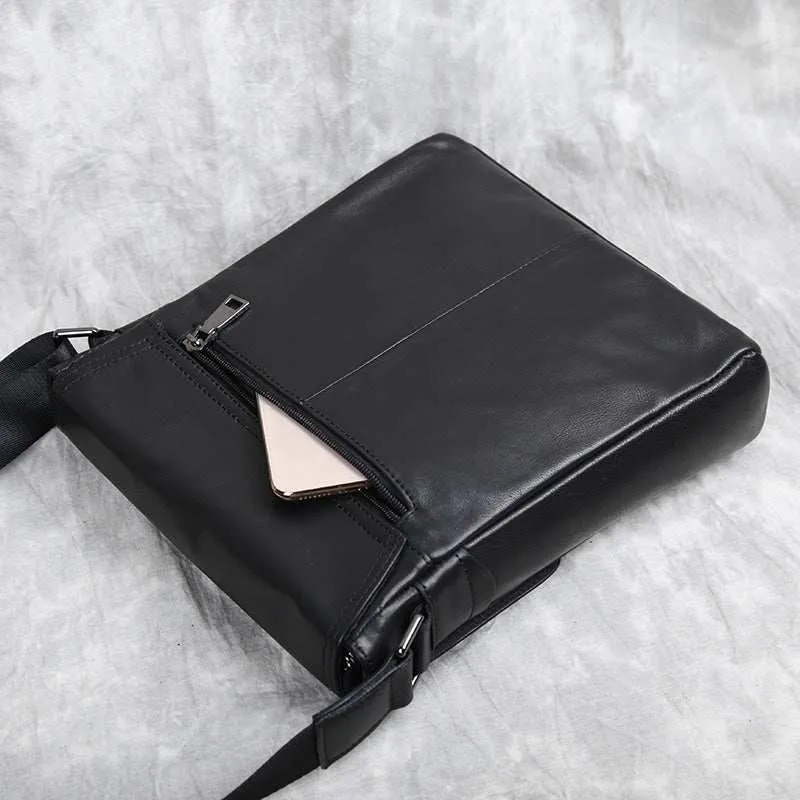 Men's Genuine Leather Crossbody Bag