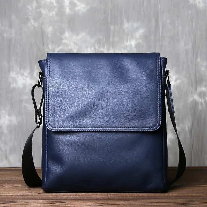 Men's Genuine Leather Crossbody Bag