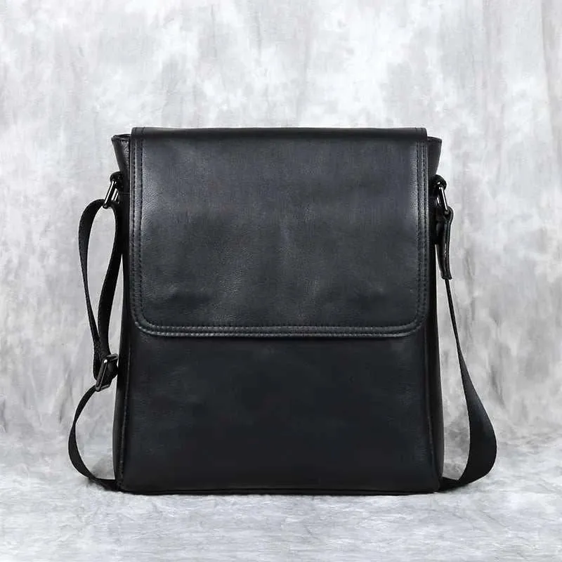 Men's Genuine Leather Crossbody Bag