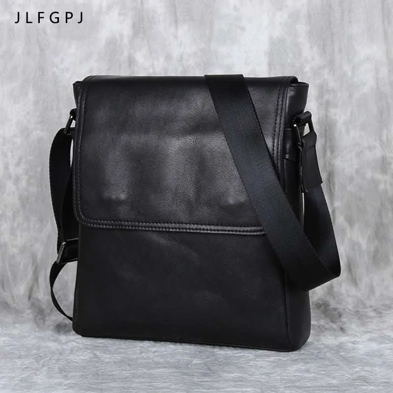 Men's Genuine Leather Crossbody Bag