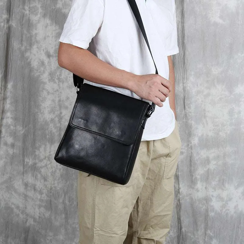 Men's Genuine Leather Crossbody Bag