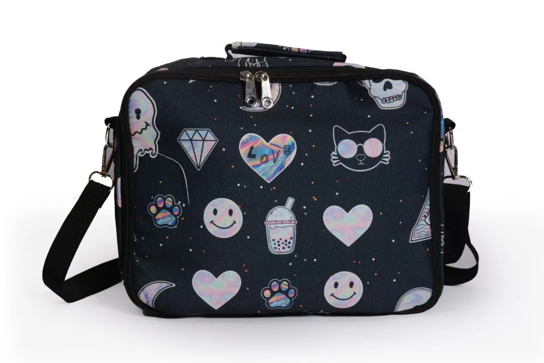 Metallic Galaxy Lunch Bag