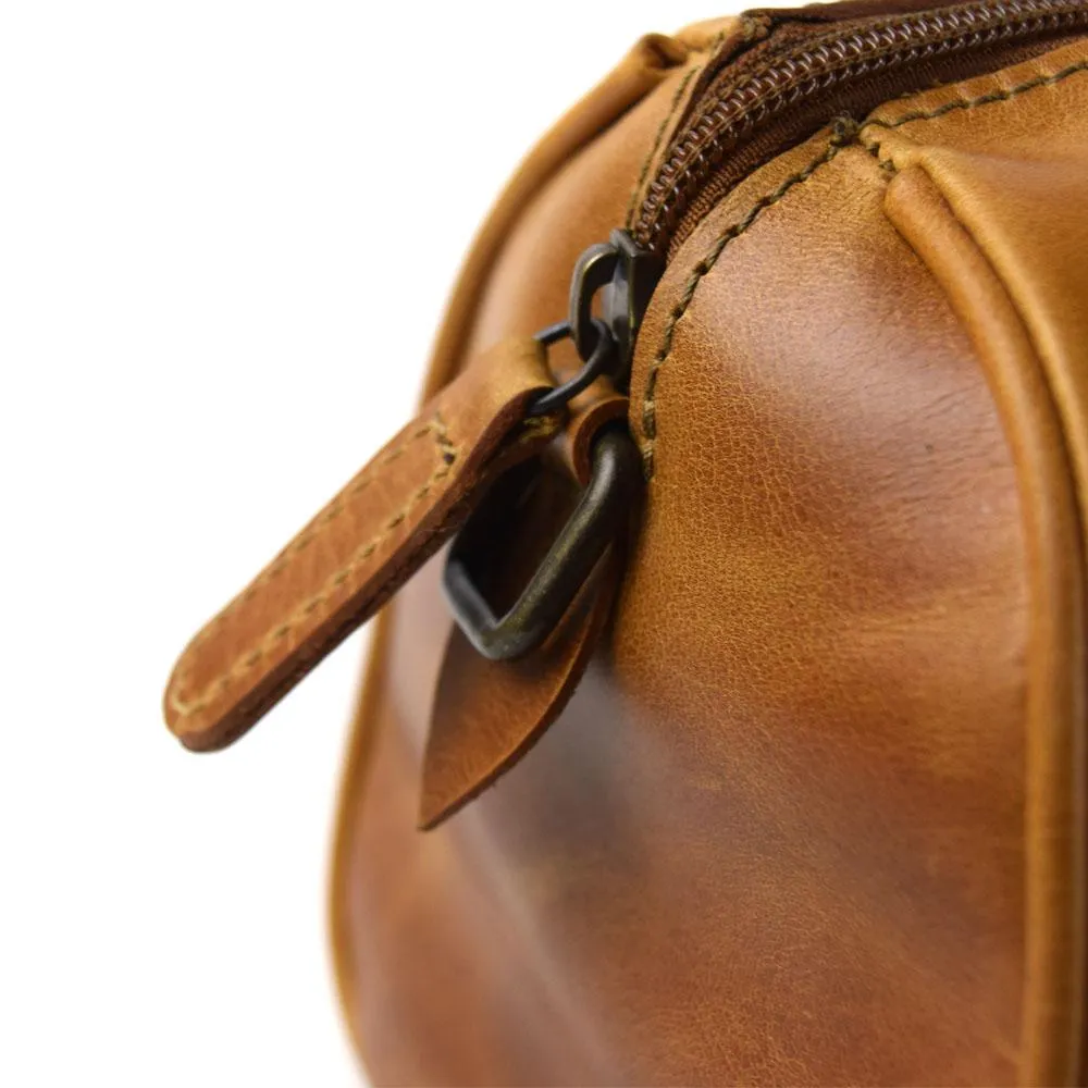 Mini bag in Cognac Leather- Not Cncled