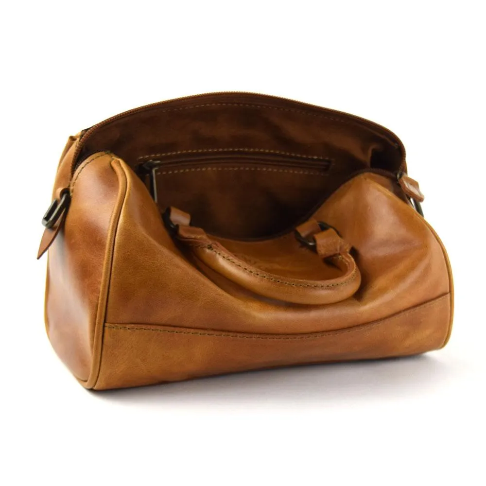 Mini bag in Cognac Leather- Not Cncled