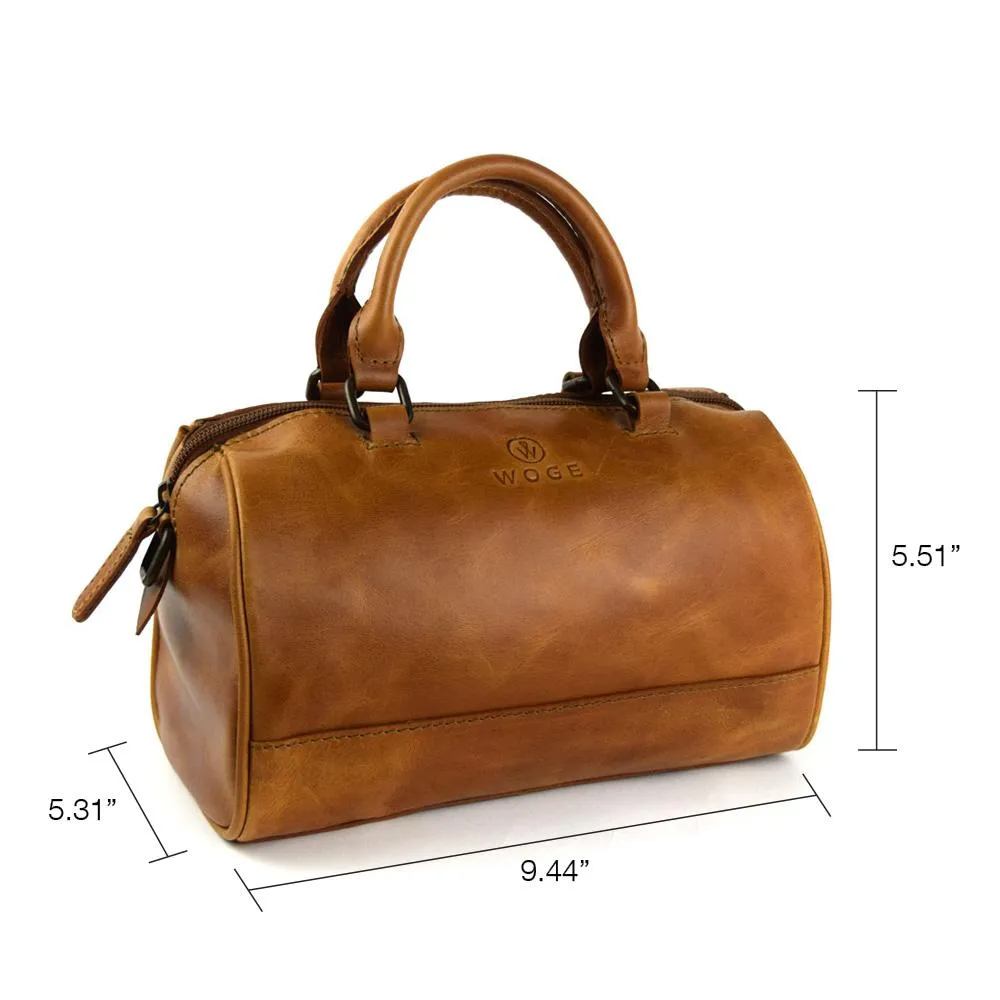 Mini bag in Cognac Leather- Not Cncled