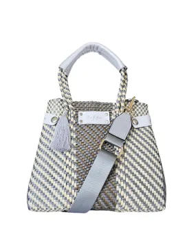 Mini Less Pollution Crossbody Bag - Silver