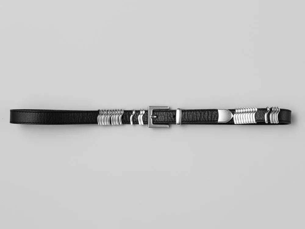 MINI RATTLE BELT Black Silver