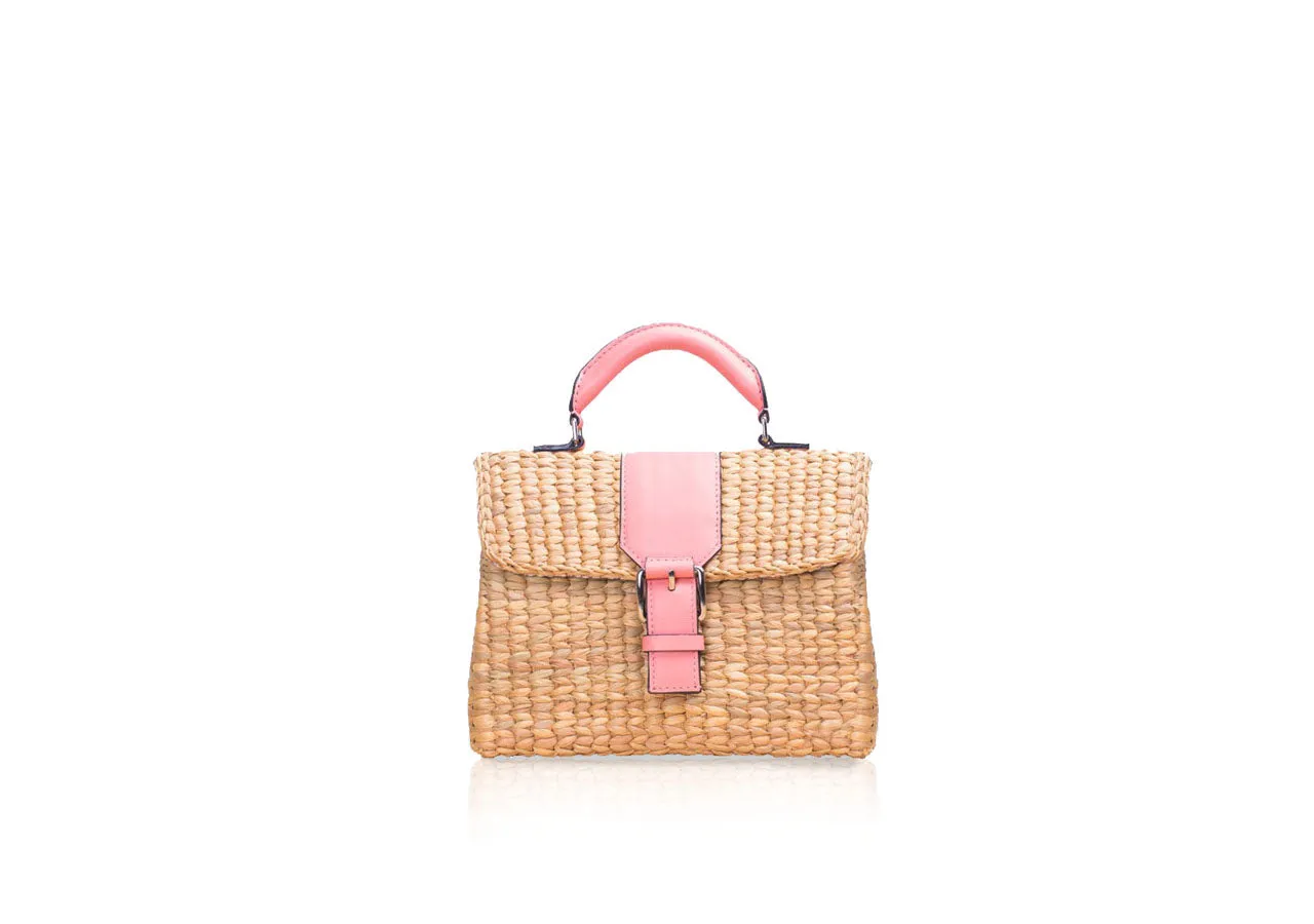 MINI VIPHA WICKER BAG (Pink)