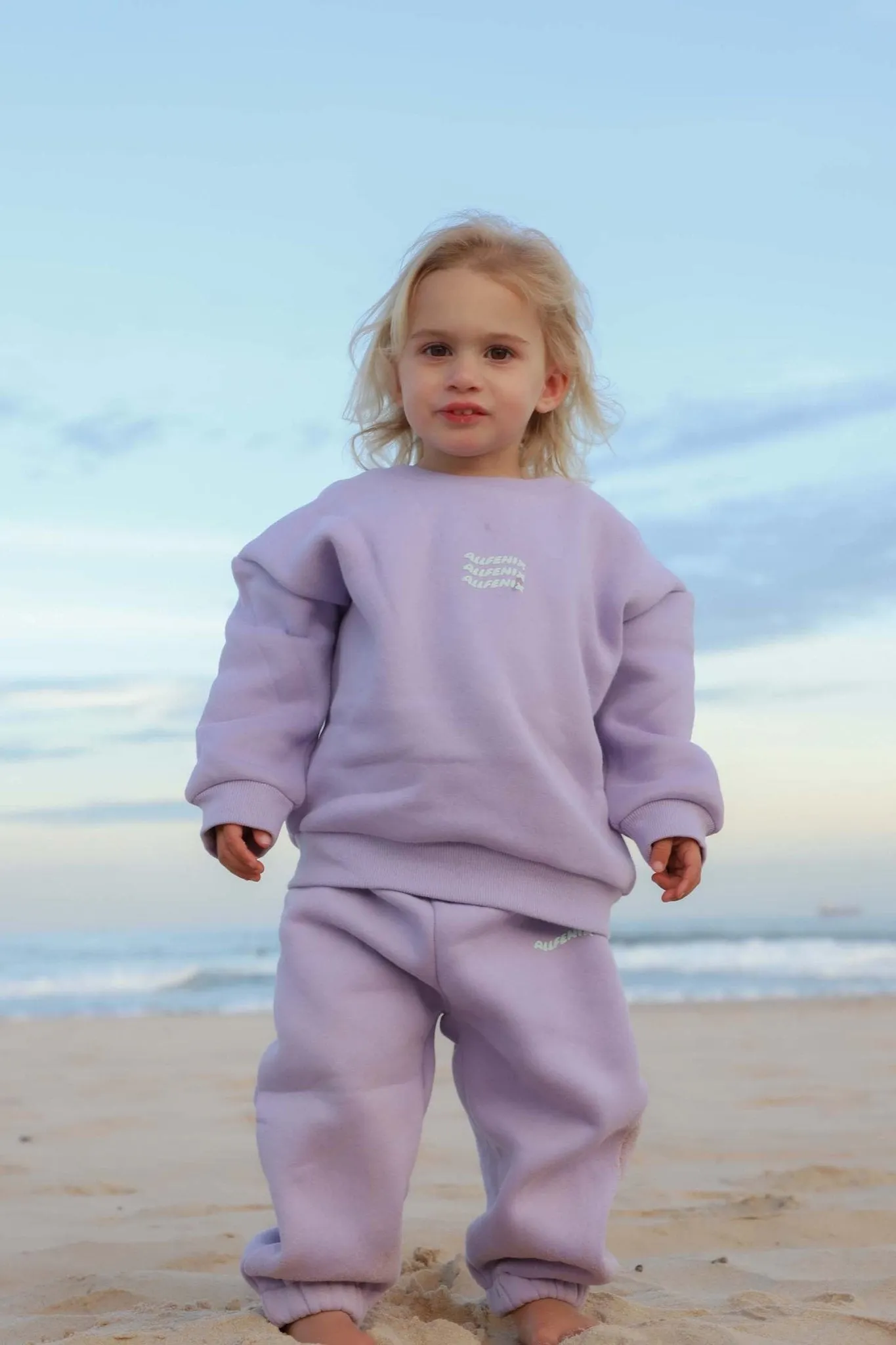 Mini Waves Track Pant (Lilac)