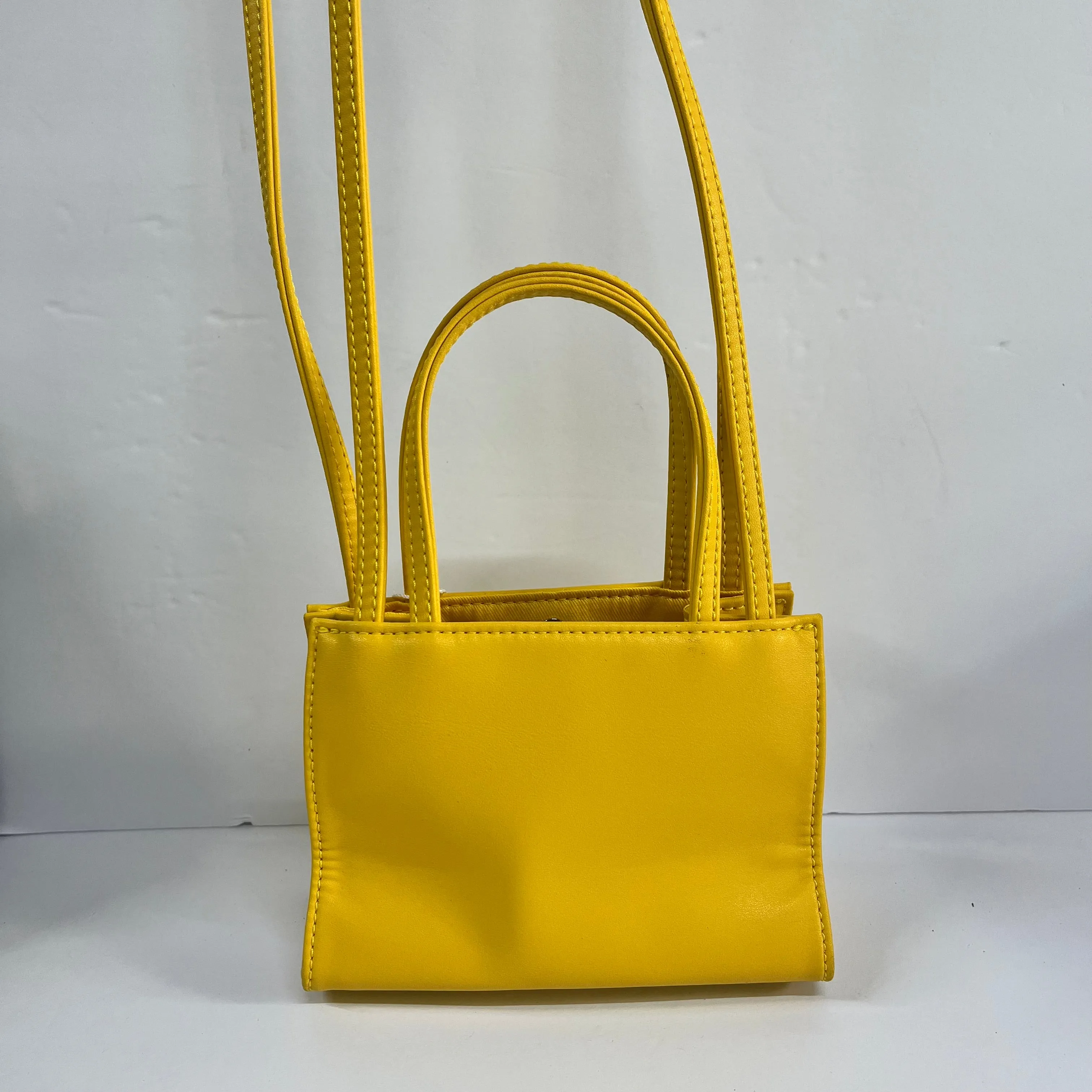 Mini Yellow Telfar Crossbody