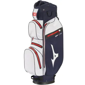 Mizuno BR-DRI Waterproof Cart Bag - Navy/White