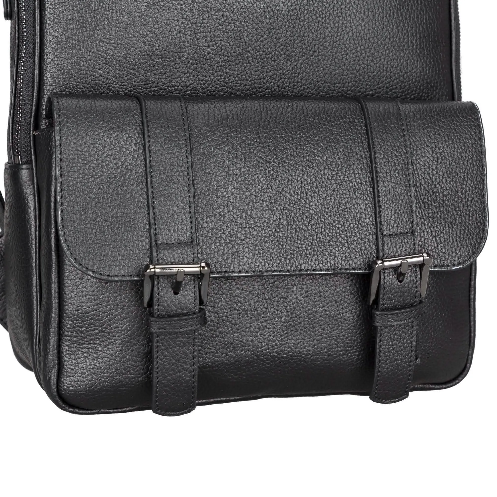 Molde Unisex Premium Leather Laptop Backpack for Daily Essentials