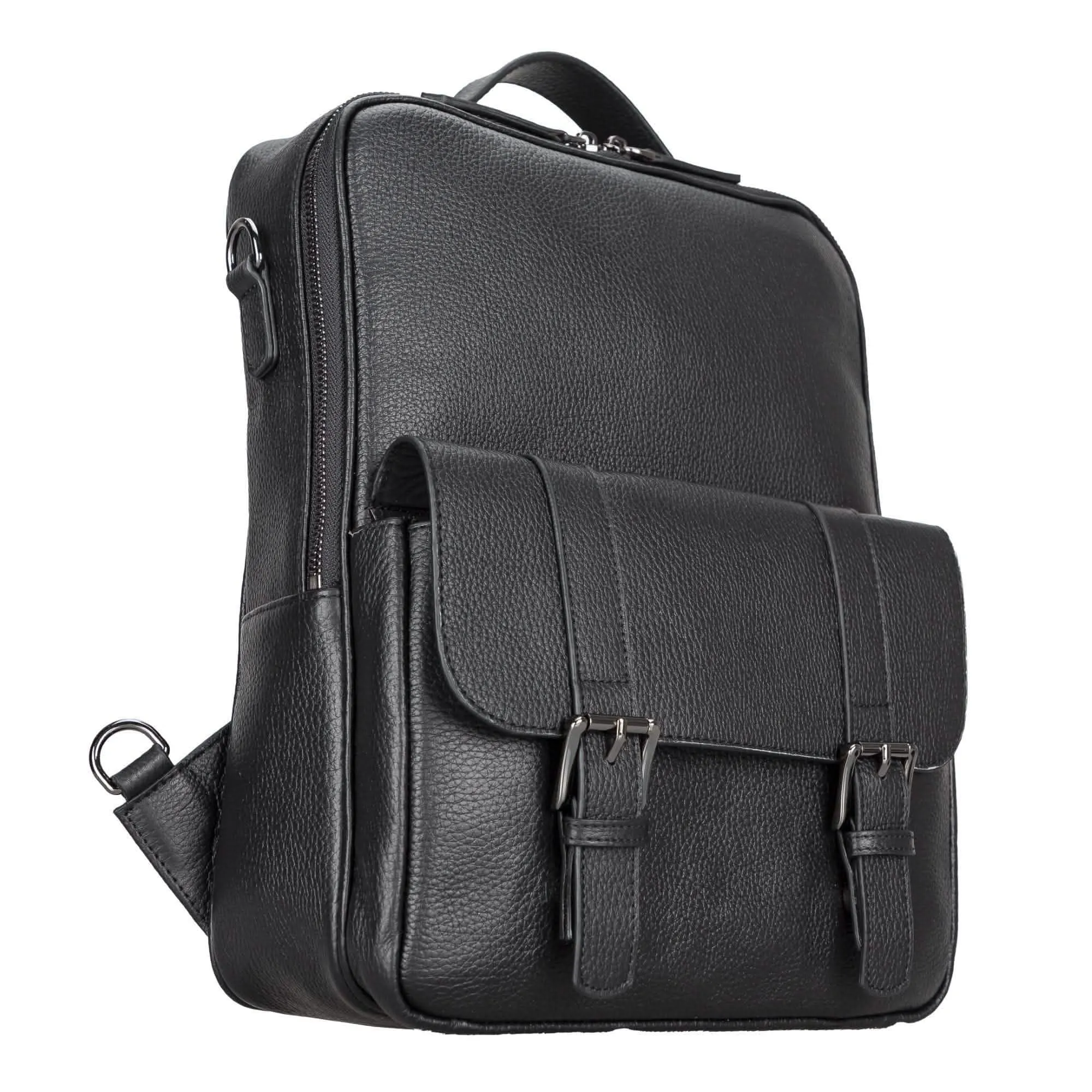 Molde Unisex Premium Leather Laptop Backpack for Daily Essentials