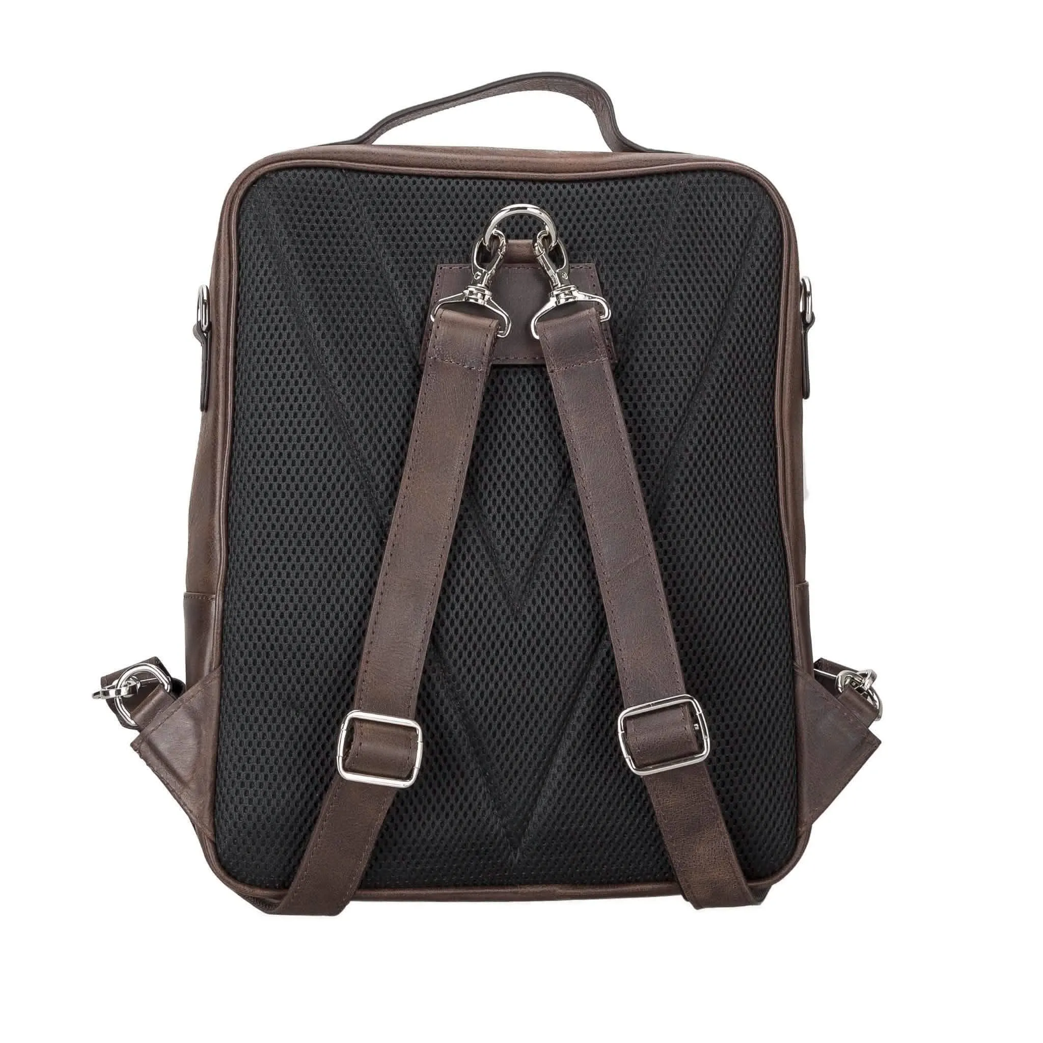 Molde Unisex Premium Leather Laptop Backpack for Daily Essentials