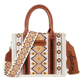 Montana West Wrangler Southwestern Canvas Tote Crossbody