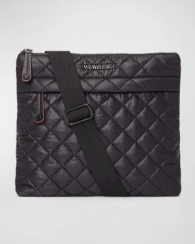 MQuilted Flat Crossbody Bag