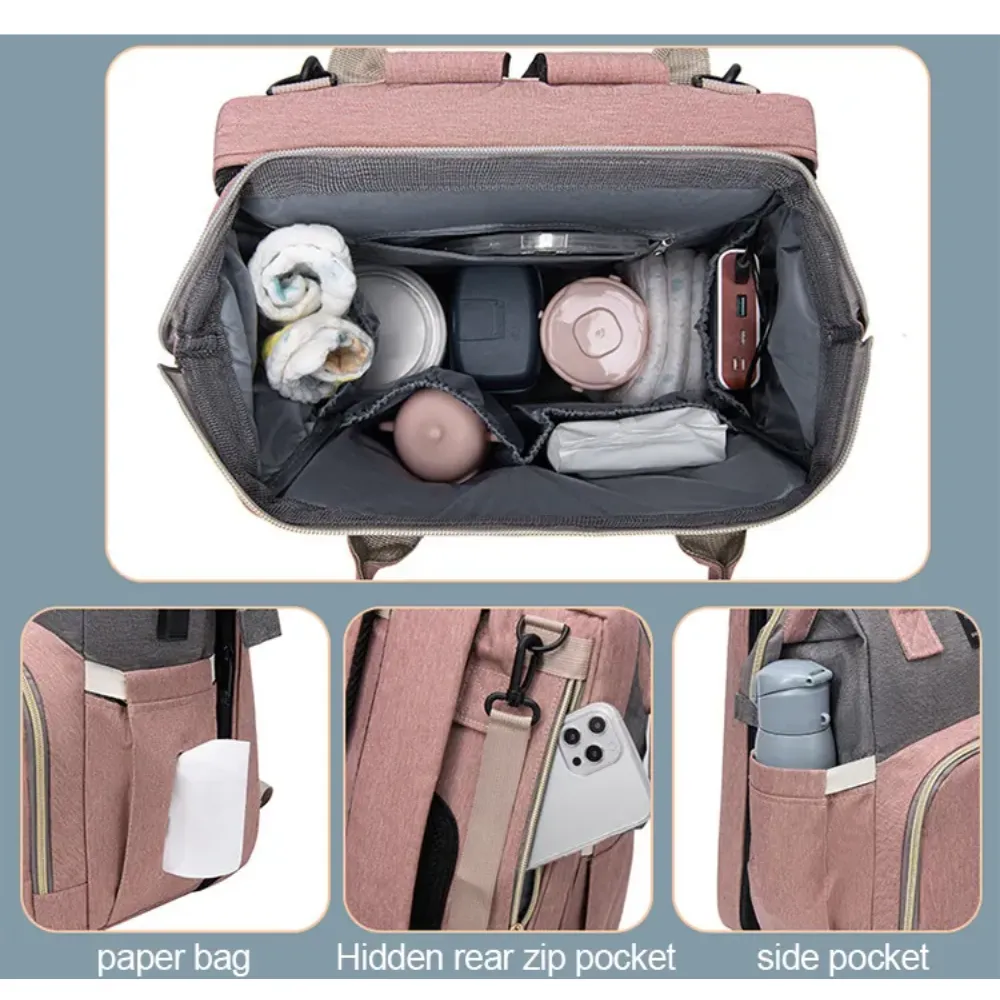 Multi-Use Diaper Bag with Expanded Toy Mode