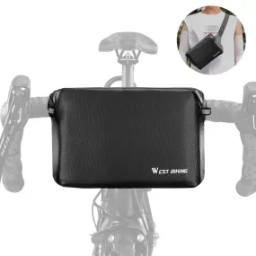 Multifunctional Bike Handlebar Bag Electric Scooter Front Pocket Shoulder Chest Bag MTB Road Cycling Accessories