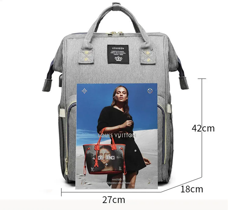 Multifunctional Large Capacity Diaper Bag