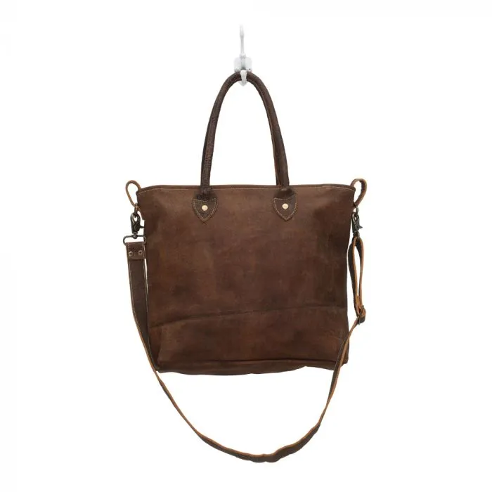 Myra Leather Stitches Bag