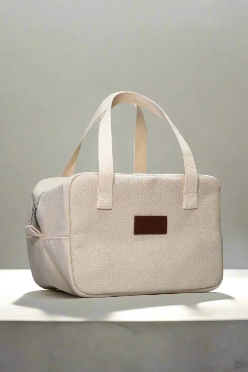 Natural Canvas Lunch Bag