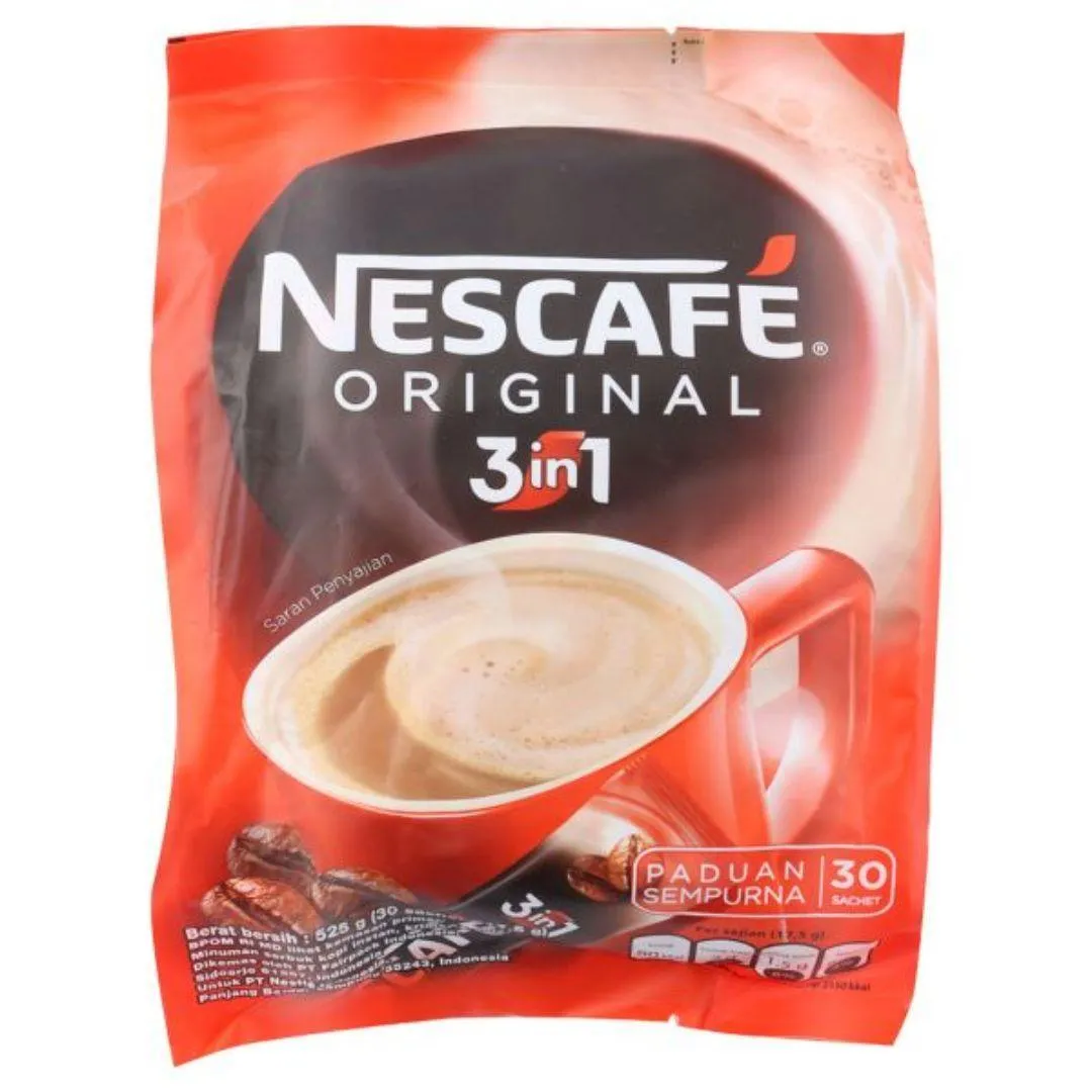 NESCAFE ORIGINAL 3IN1 COFFEE 525G BAG