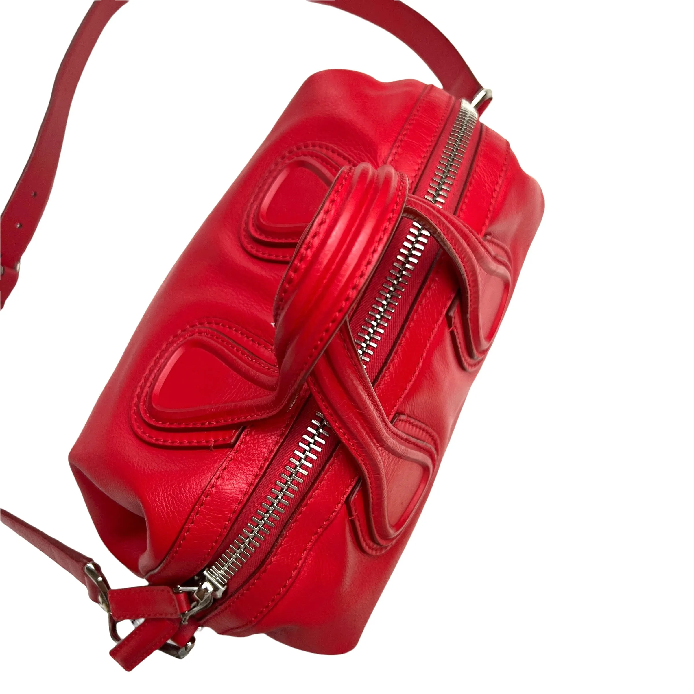 Nightingale Small Red Leather Bag