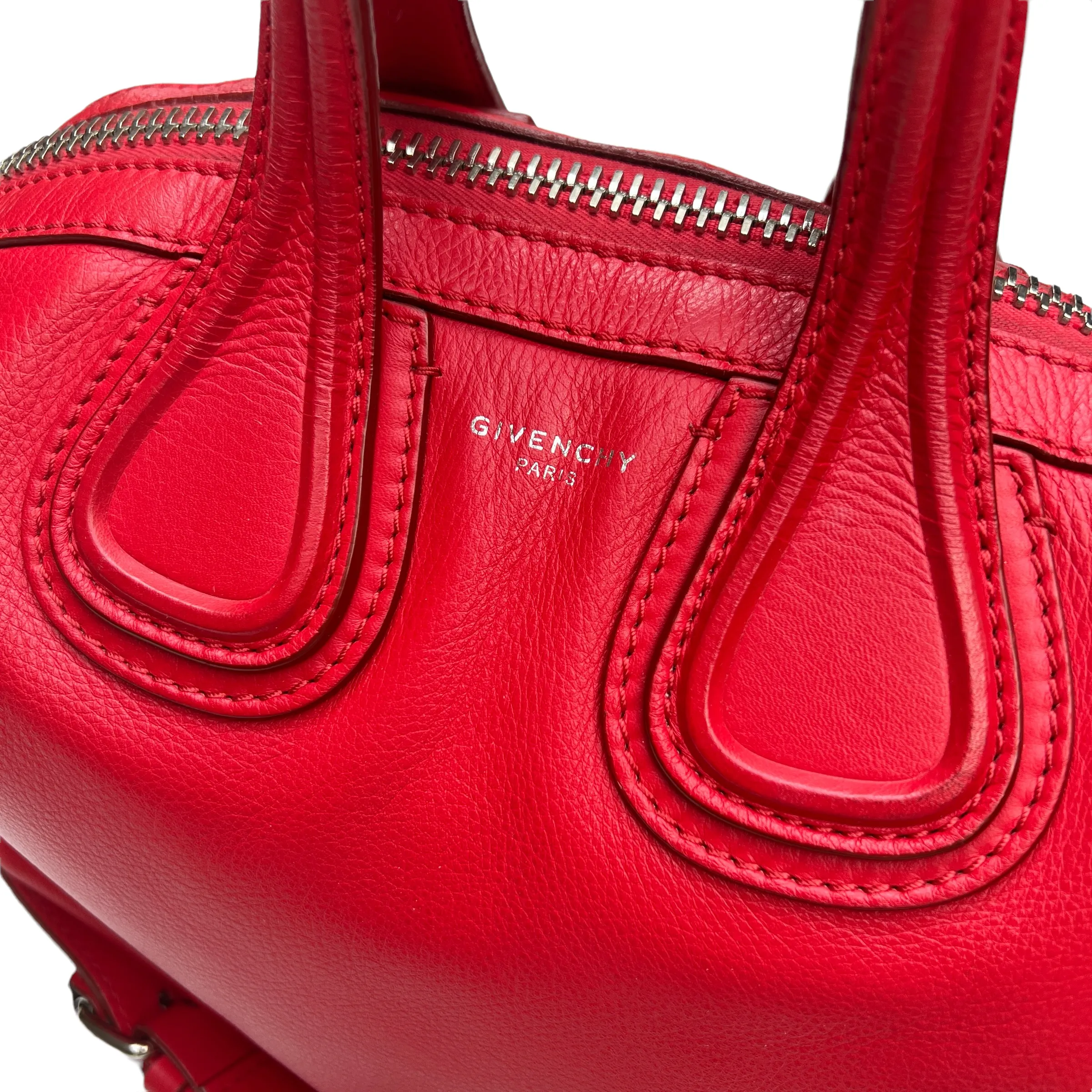 Nightingale Small Red Leather Bag