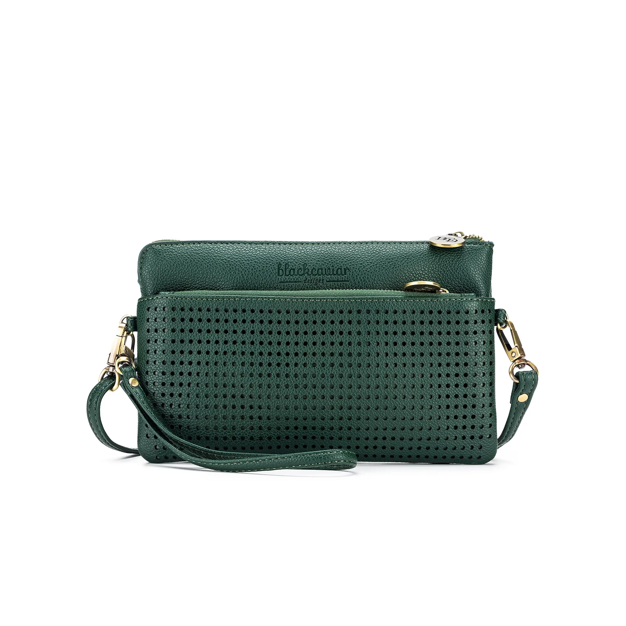 Nina Deep Green Crossbody/Clutch