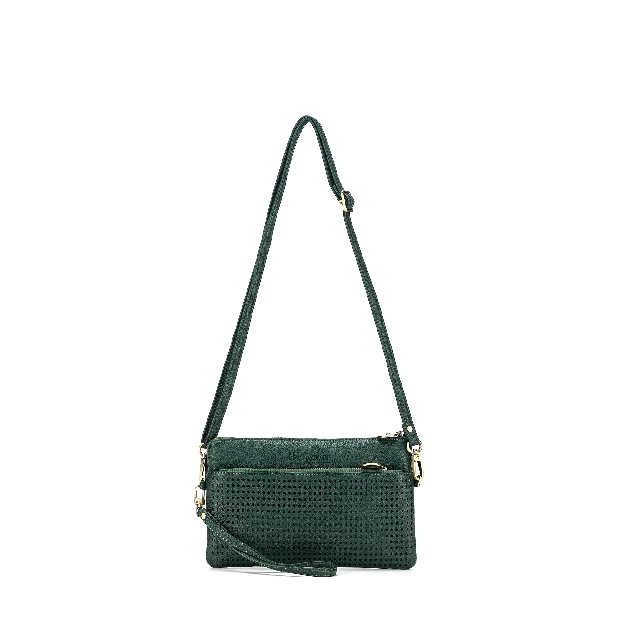 Nina Deep Green Crossbody/Clutch