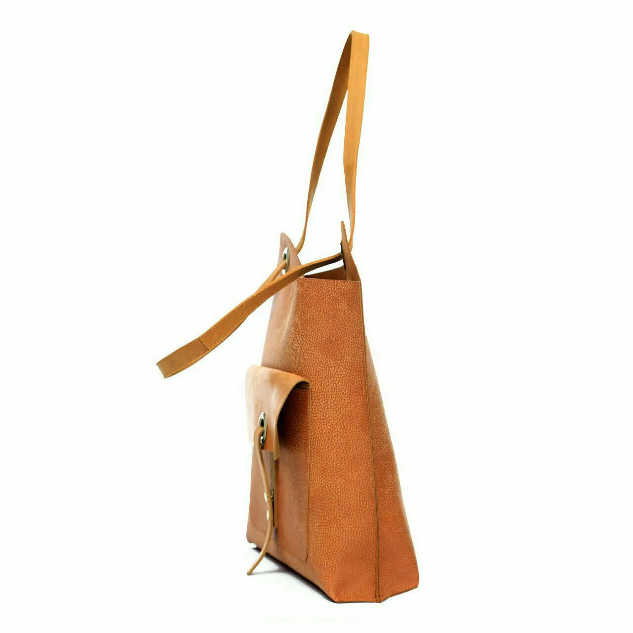 NINA TOTE: BROWN