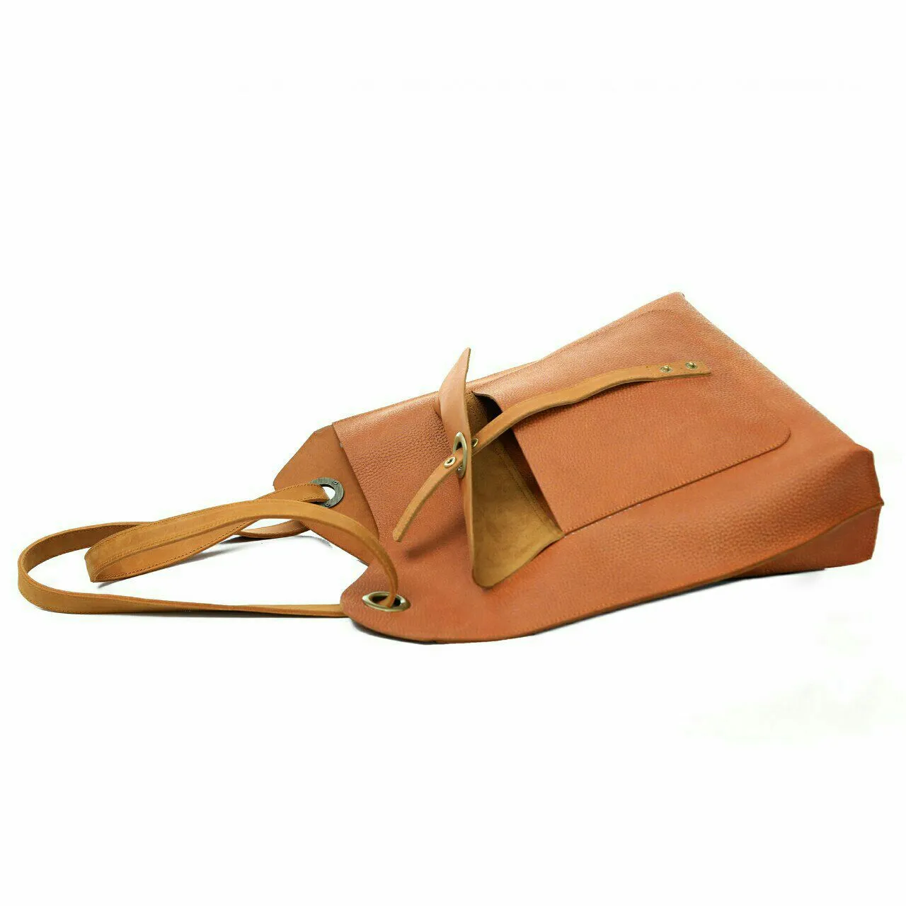 NINA TOTE: BROWN