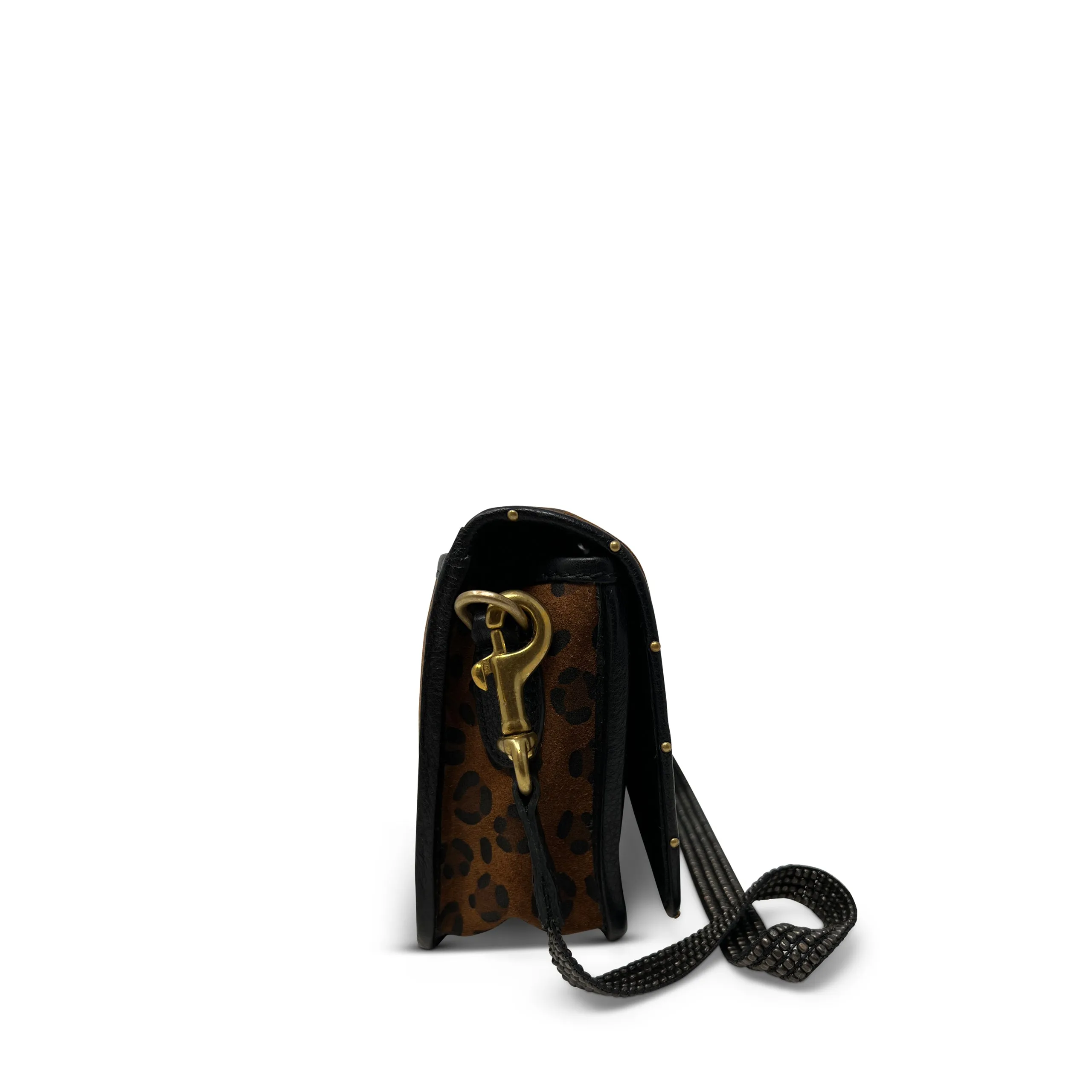 Ochre Leopard Mini Mia Crossbody