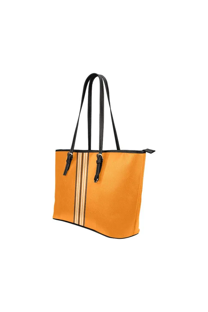 Orange Marmalade Purse Leather Tote Bag/Small