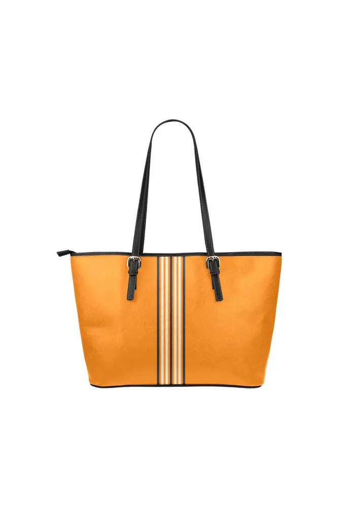 Orange Marmalade Purse Leather Tote Bag/Small