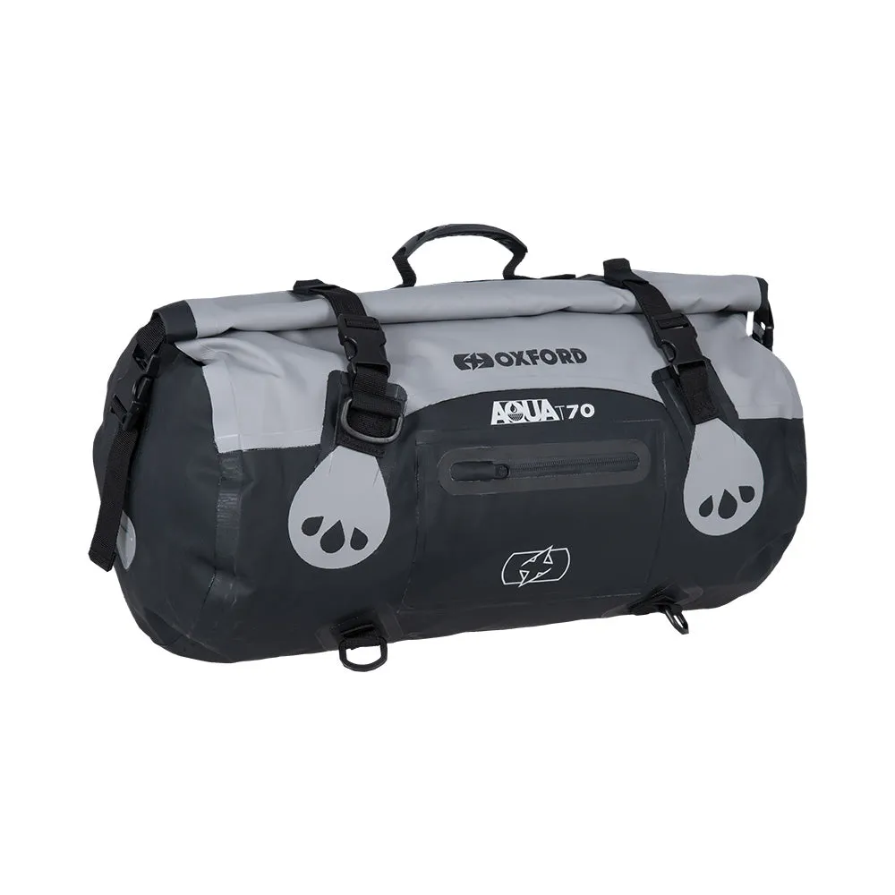 Oxford Aqua T 70 Roll Bag Grey Black